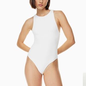 Aritzia Babaton Contour '90s Bodysuit White